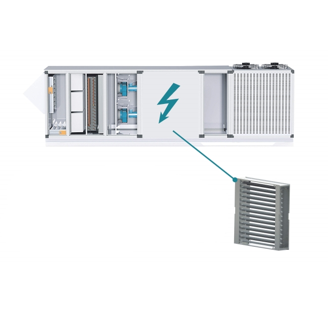 Секция электрического воздухонагревателя